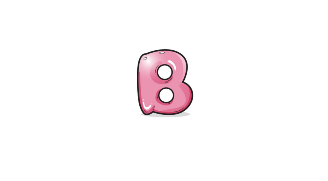 Draw A Bubble Letter B