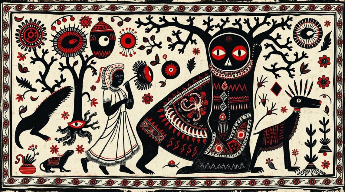 Baiga Art Painting: Bringing Tribal Folk Art to Contemporary Spaces