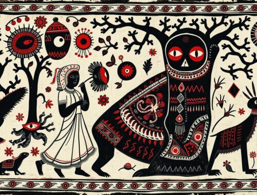 Baiga Art Painting: Bringing Tribal Folk Art to Contemporary Spaces