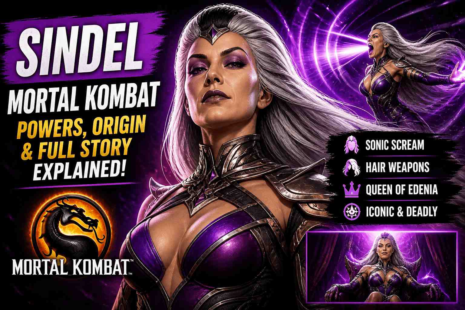 Sindel Mortal Kombat: Origin, Powers, and Full Character Breakdown